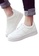Twenty Eight Shoes white Striation Platform Outsole Sneaker VT02 060D9SH61F8241GS_3