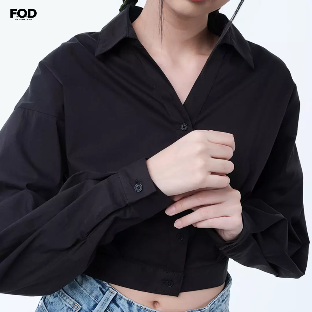 Kemeja Wanita Shena Black