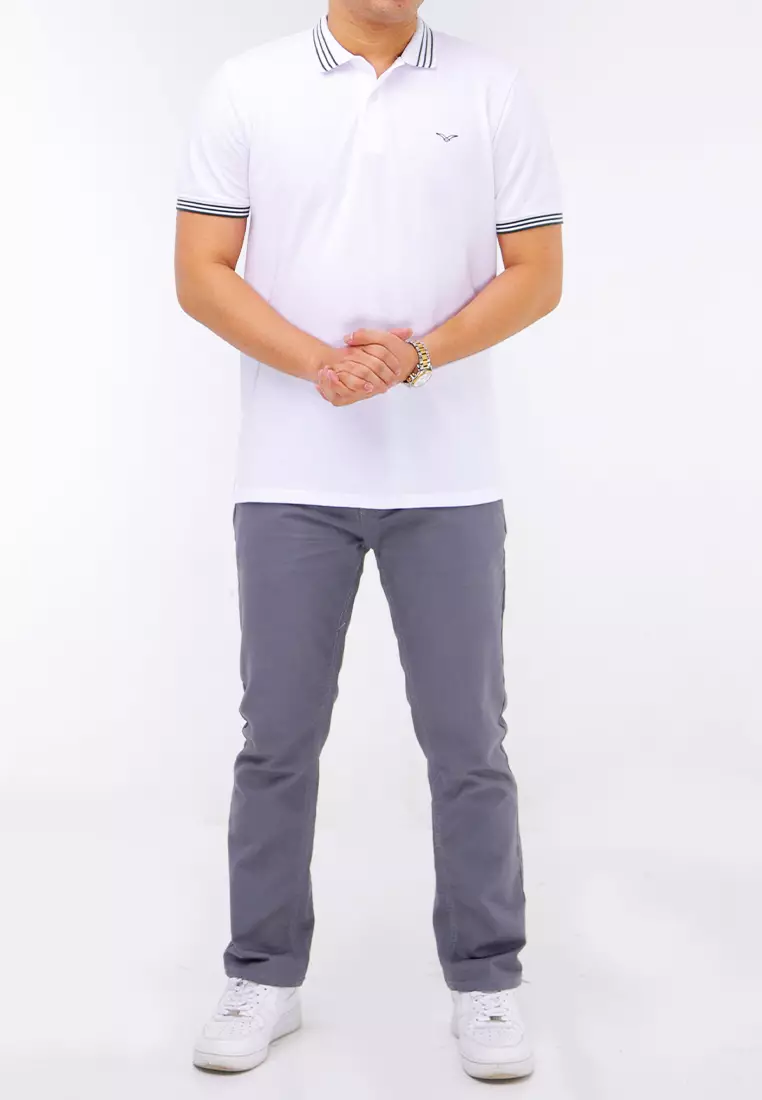 Cvc Collared Shirt Pique