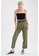 DeFacto green High Waist Pleated Trousers 20935AA794C71BGS_4