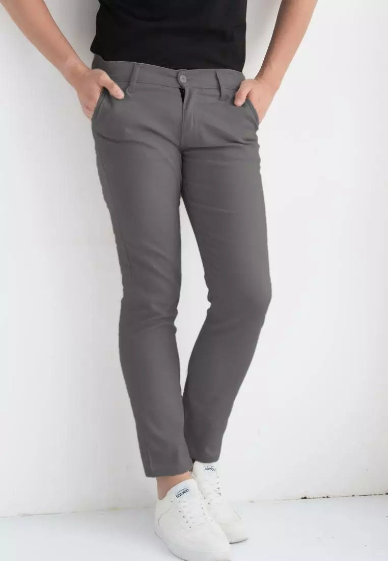 Kale Carlo Dark Grey / Carlo Pants celana panjang pria