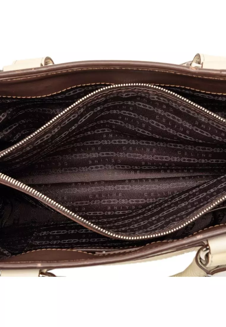 Buy CELINE Pre-Loved Celine Tricolor Leather Boogie Handbag 2026