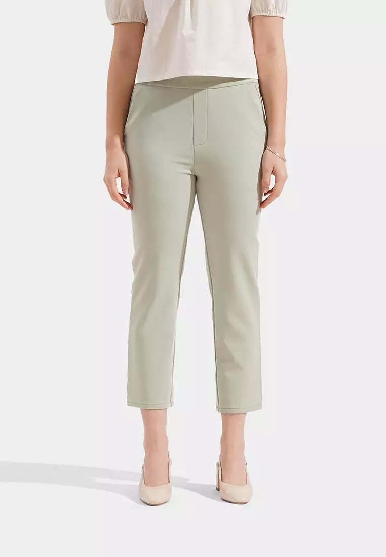 Pull Up Tapered Trousers