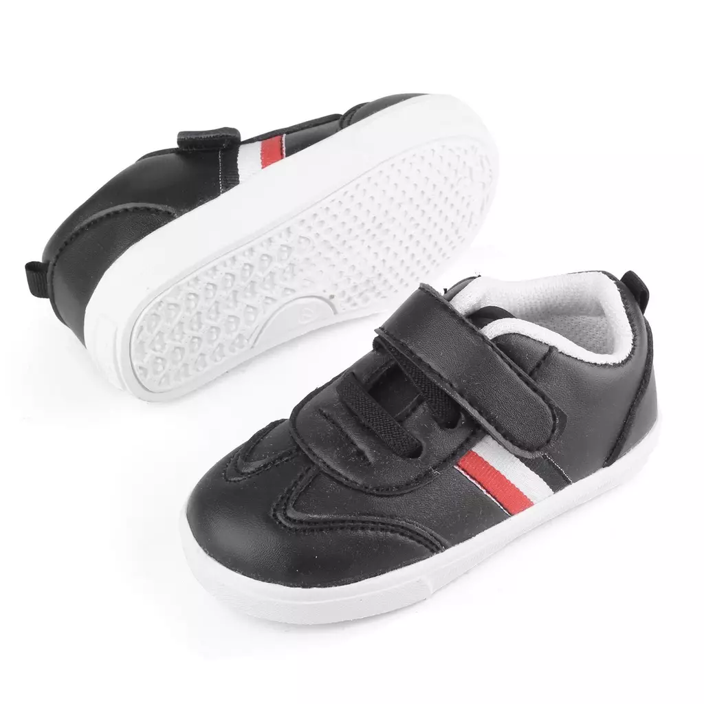 Jual Syalu Syalu Sepatu Anak Sneakers Unisex Bahan Sintetis Hitam