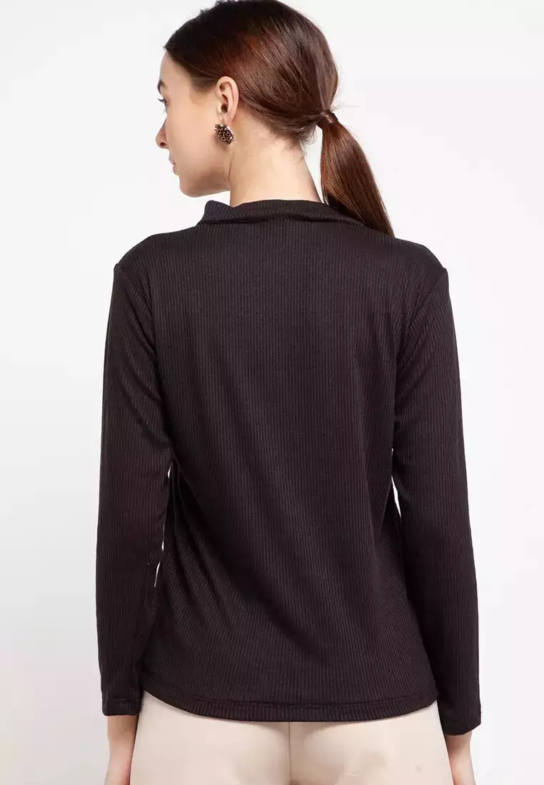 Chanira Ria Blouse-Dark Brown