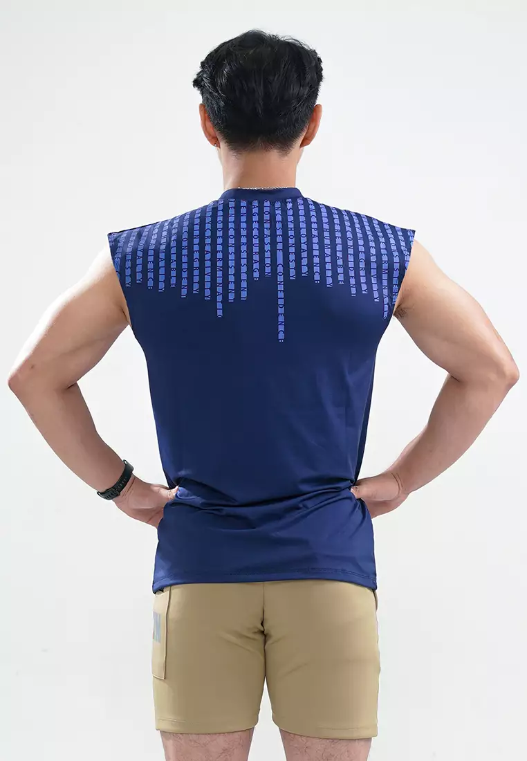 Sleeveless Sports MQ series Navy