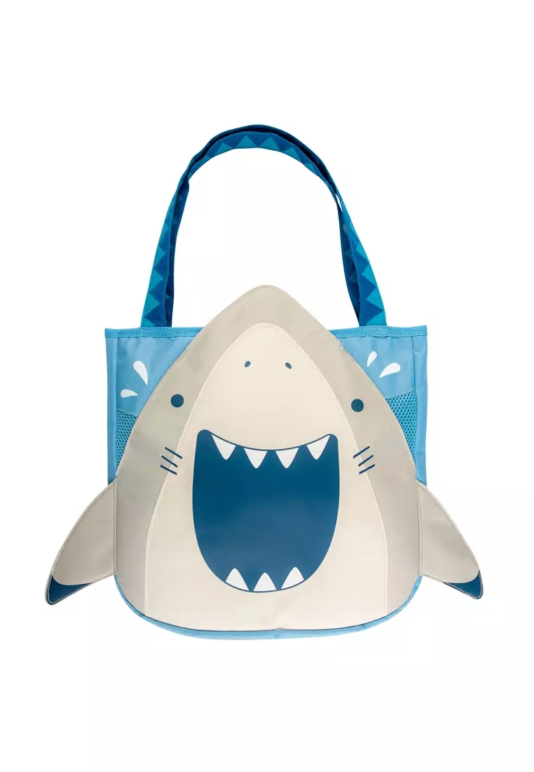 Beach Tote With Sand Toys Shark