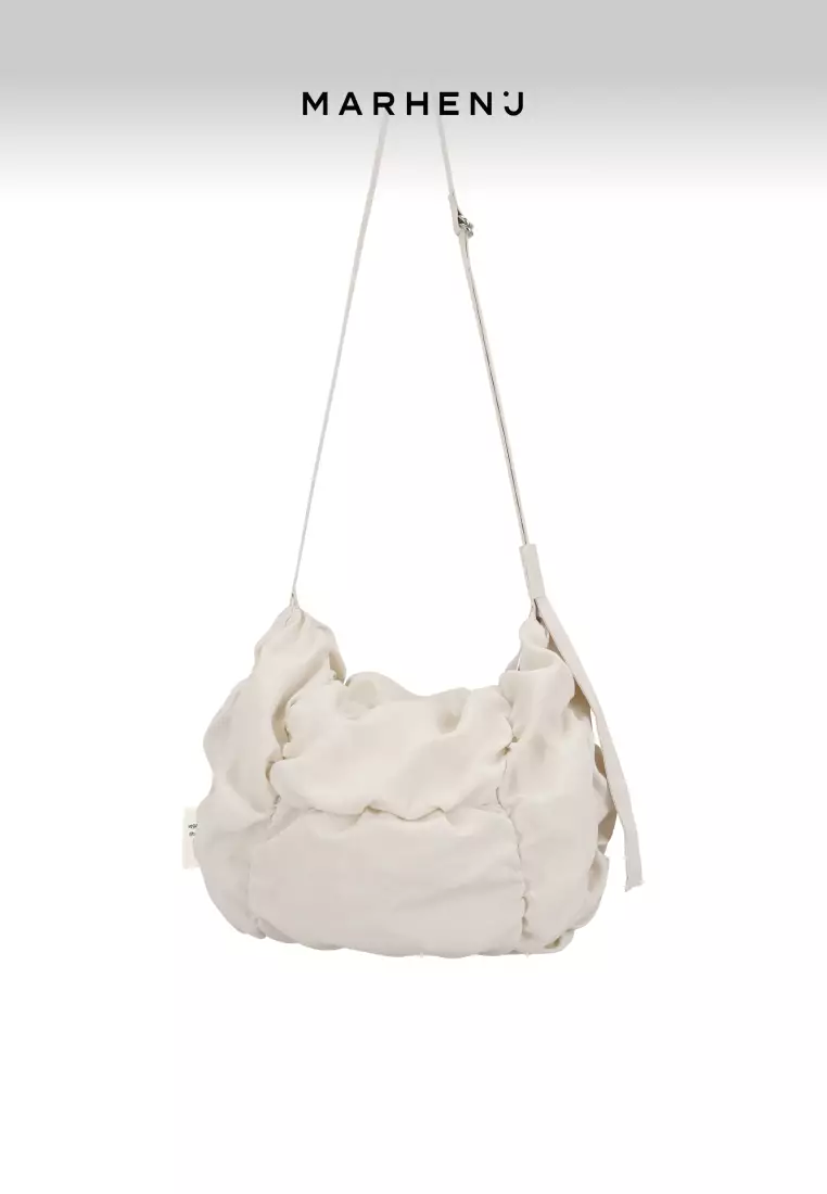 POPCORN SWING Nylon Crossbody Bag Ivory