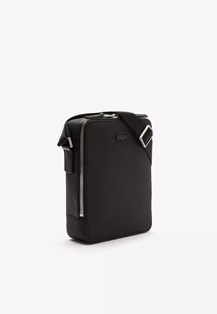 Buy Lacoste Unisex Chantaco Matte Stitched Leather Vertical Camera