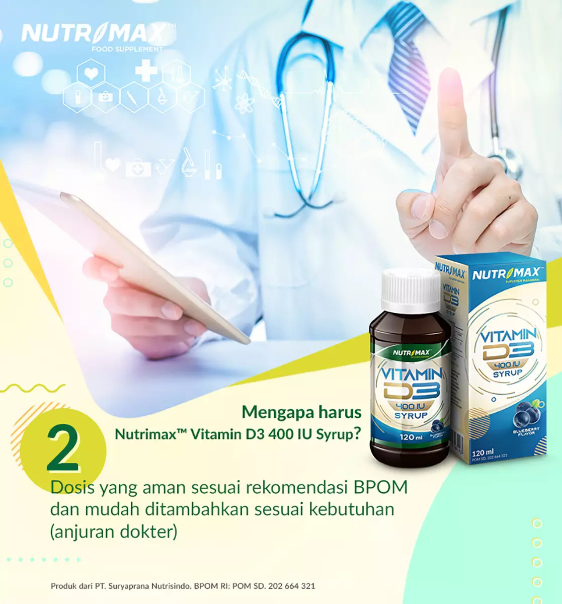 Jual Nutrimax Nutrimax Vitamin Vit D3 Anak Ibu Hamil 400 IU Sirup