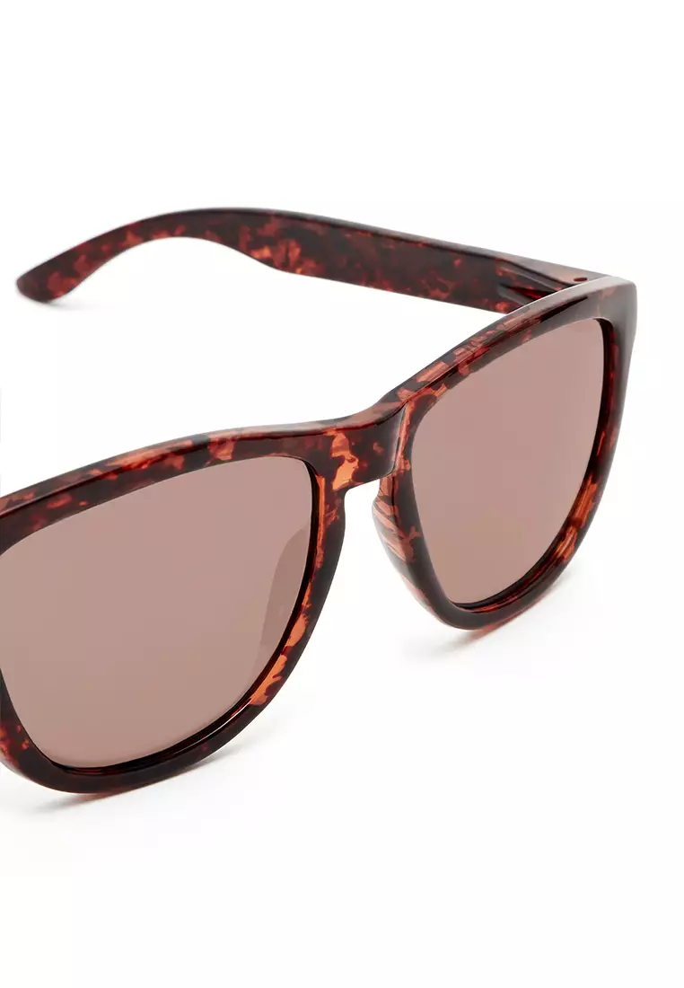 Hawkers Rose Gold ONE Sunglasses for Men and Women. UV400 Protection. Official Product Designed in Spain