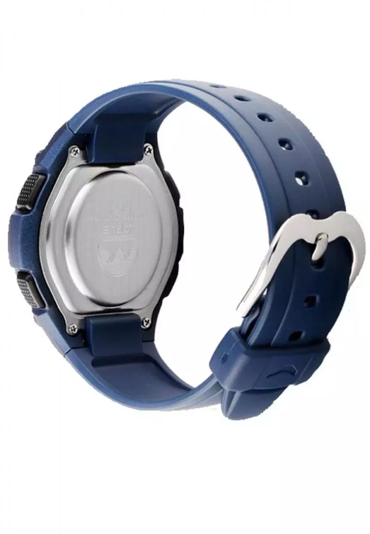Jam Tangan Pria Lorus Original Garansi Resmi R2329MX9 Strap Silicon Blue Digital