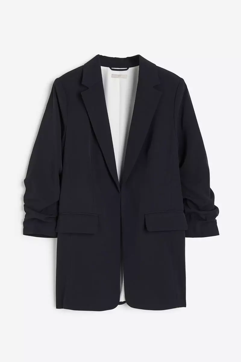 buy-h-m-gathered-sleeve-jacket-2024-online-zalora-singapore