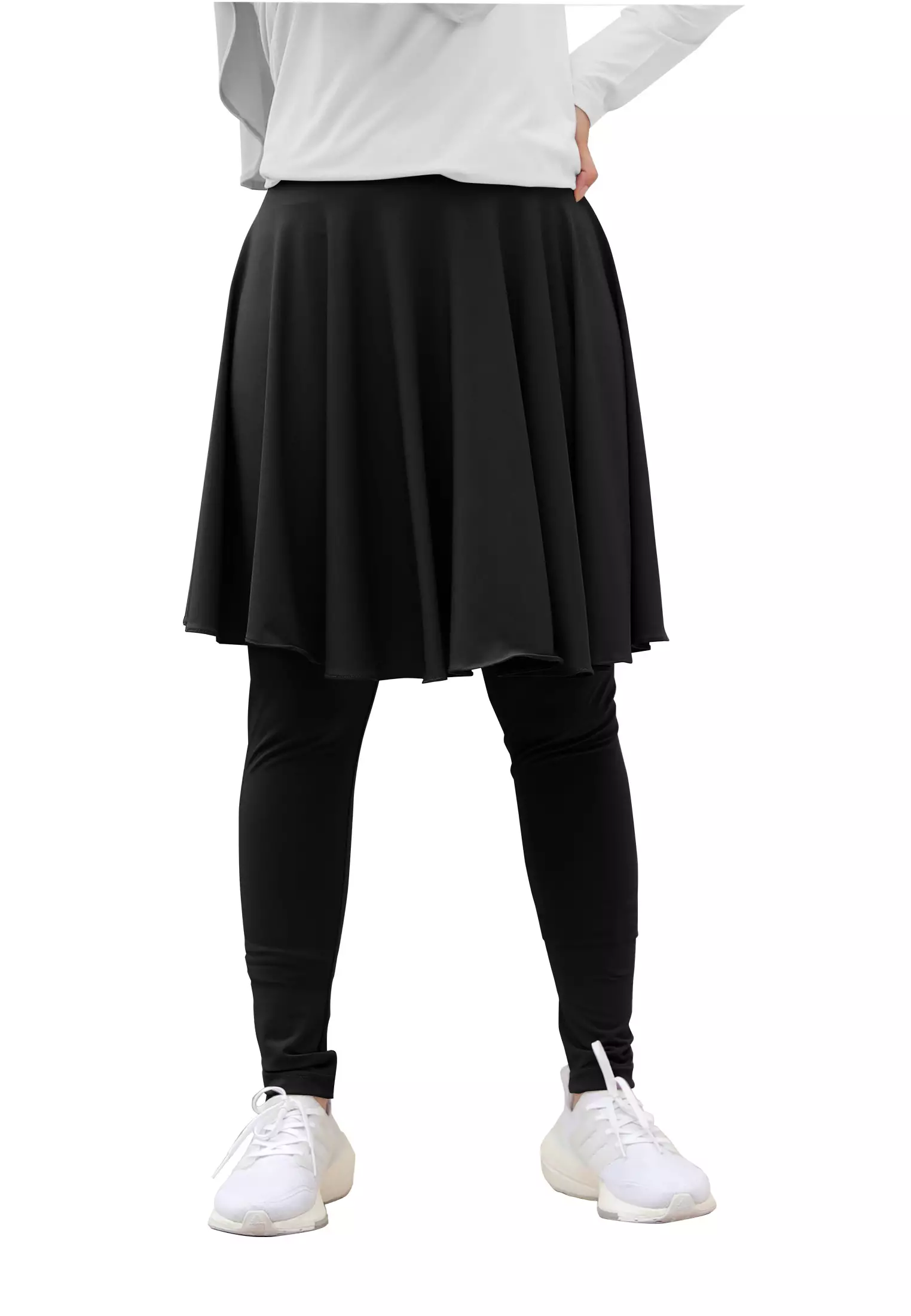 Zelena - Chahra Leggings Skirt | Celana Olahraga Legging Rok Wanita - XL