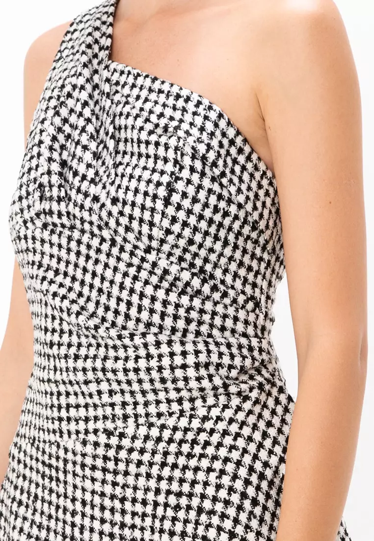 Buy ASOS Design One Shoulder Wrap Mini Dress Online | ZALORA Malaysia