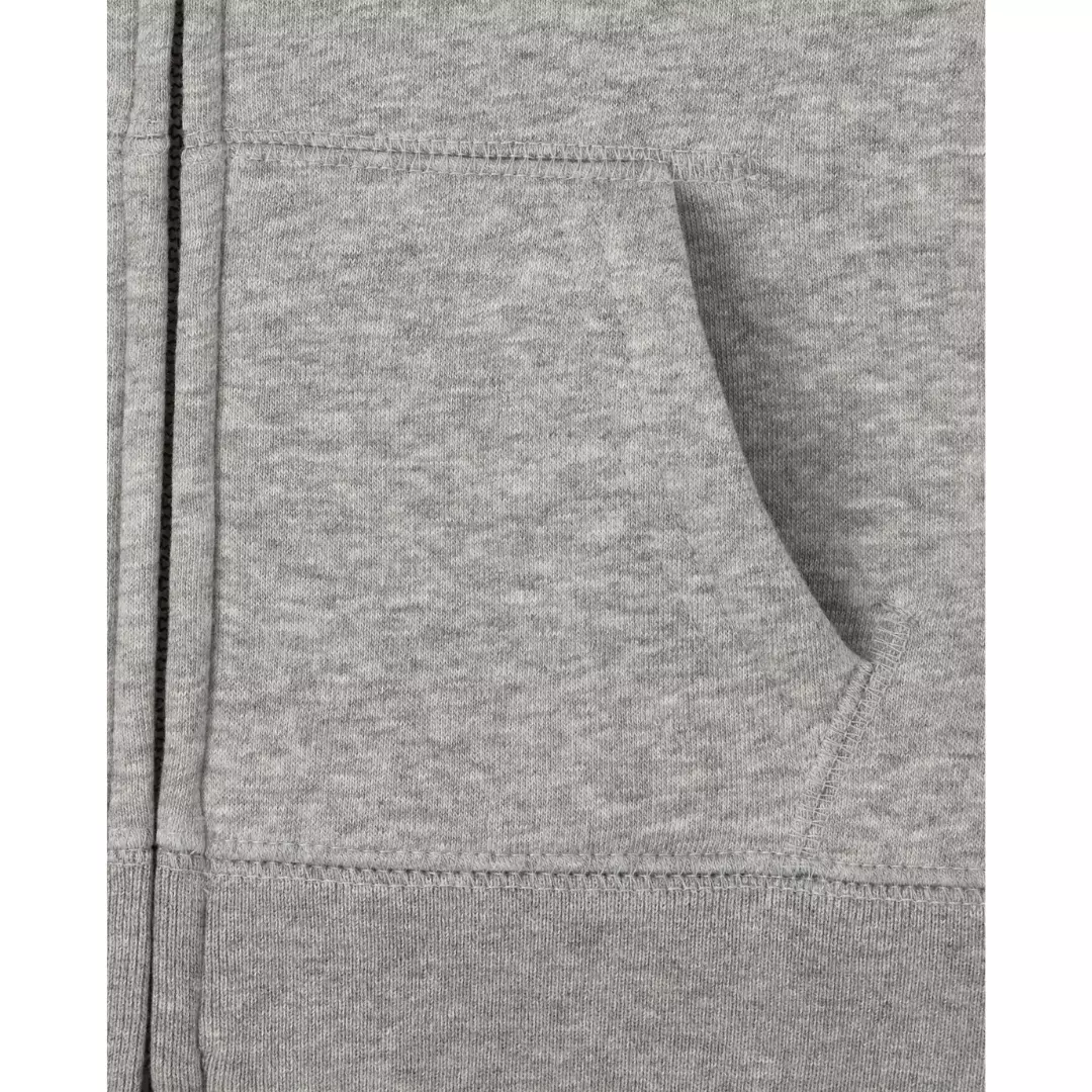 Toddler Fleece Zip Up Hoodie - Jaket Bayi Laki (Abu)