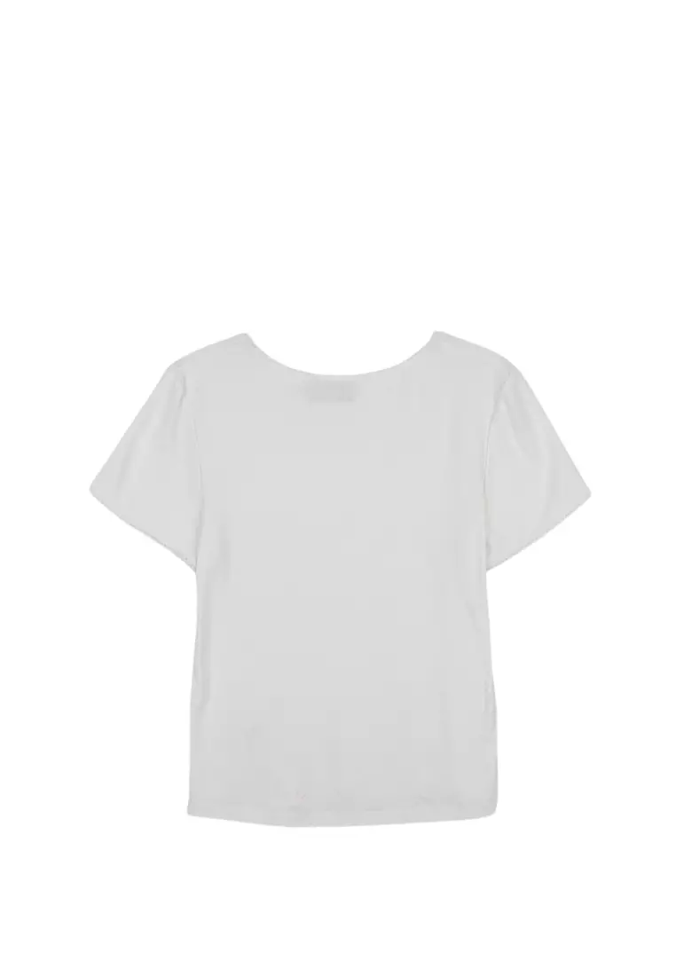 Nubasic Lace Ribbed T-Shirt