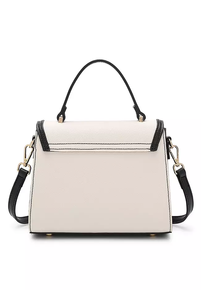Top Handle Bag / Sling Bag / Crossbody Bag - White