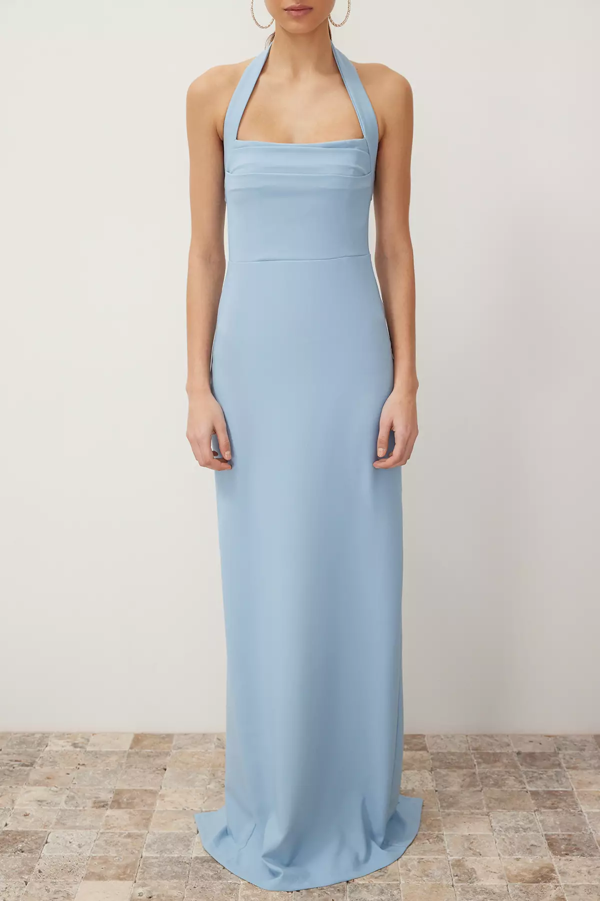 Halter Evening Maxi Dress