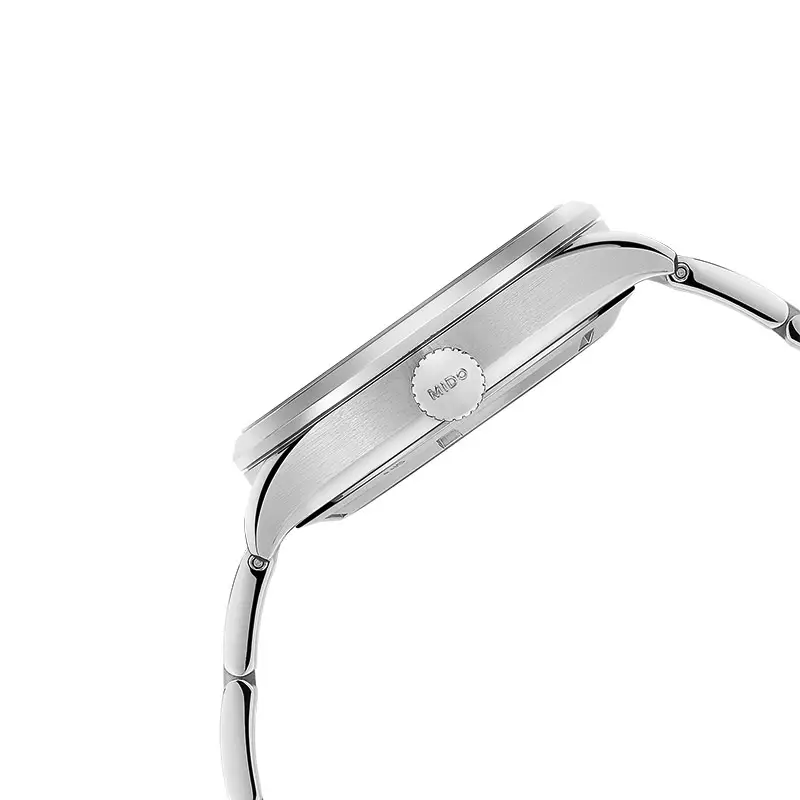 Jam Tangan Pria MIDO Multifort III M038.431.11.041.00 Chronometer 1 Blue Dial Stainless Steel Strap