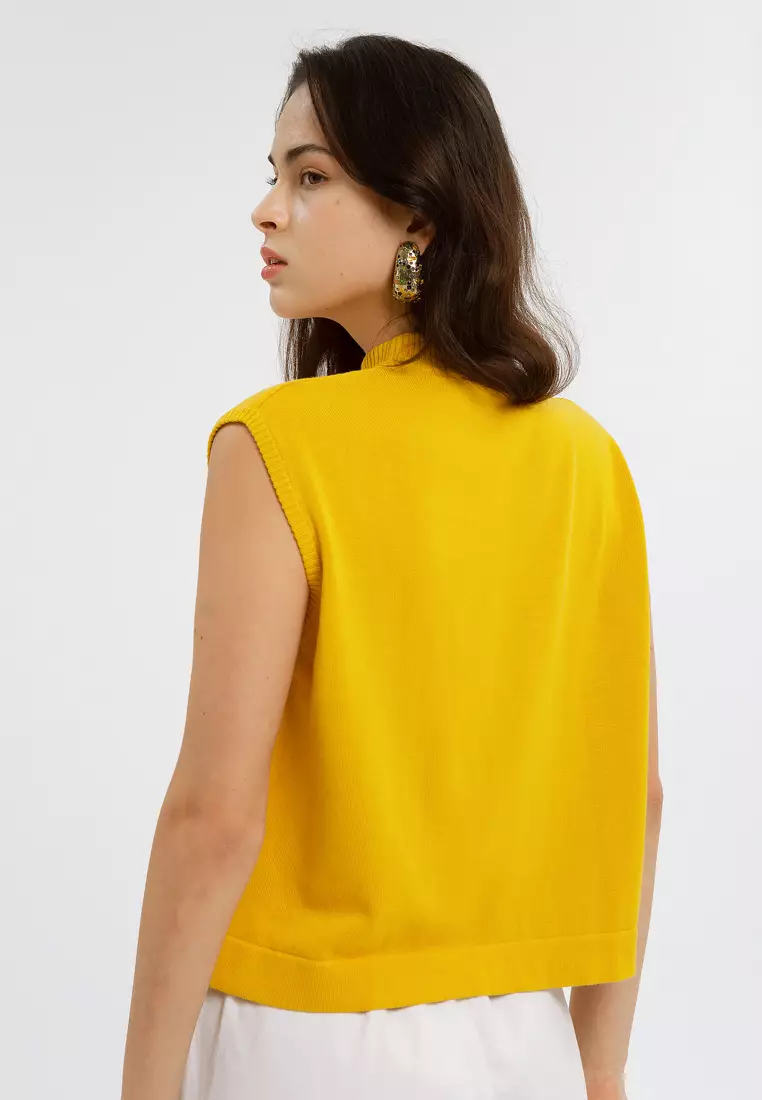 Minimal Stina Top Golden Rod