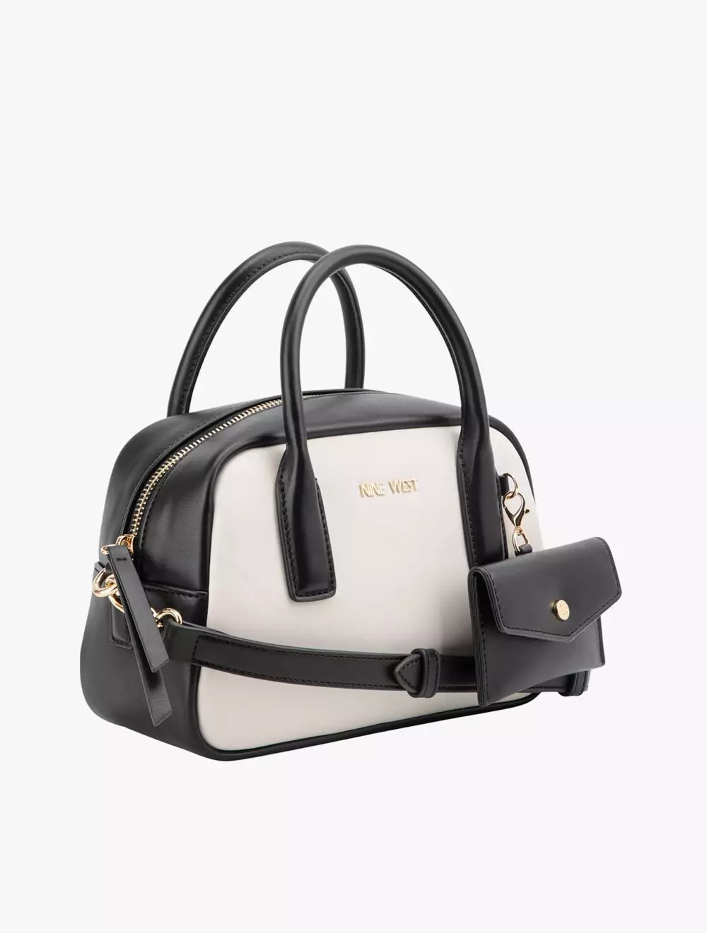 Nine West Becher Mini Satchel Womens Crossbody Bags - White