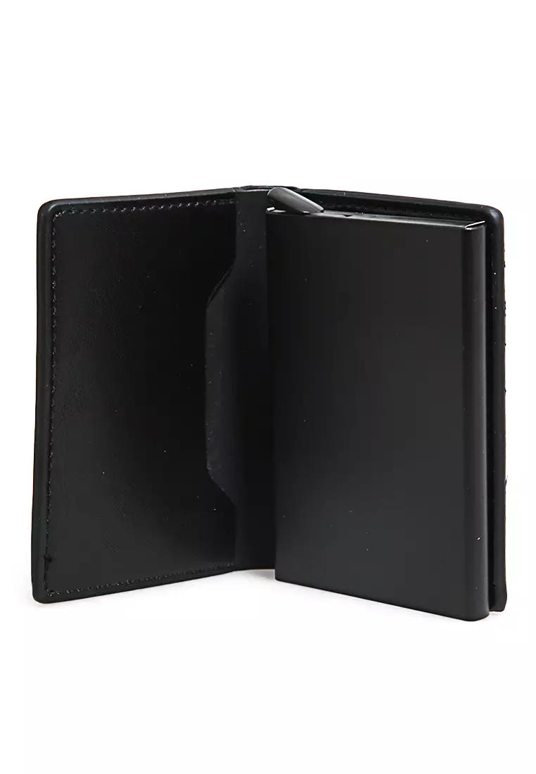Dompet Kartu Unisex Card Wallet Simple Design Many Slot Material Leather ORIGINAL