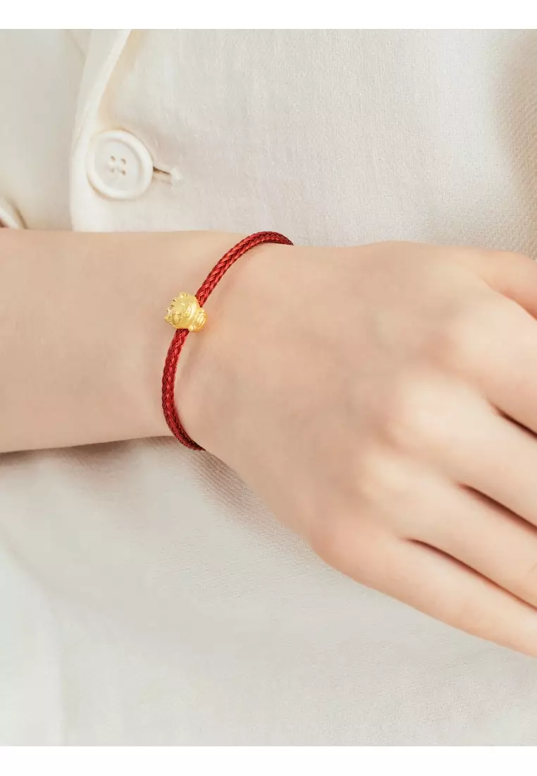 Charme 999 24K Gold Chinese Zodiac Dragon Charm 93695C (Bracelet not included)