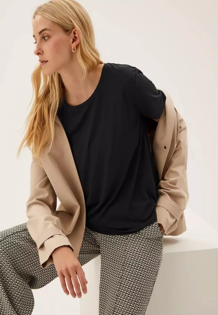 Buy MARKS & SPENCER Relaxed Fit TShirt 2024 Online ZALORA Philippines