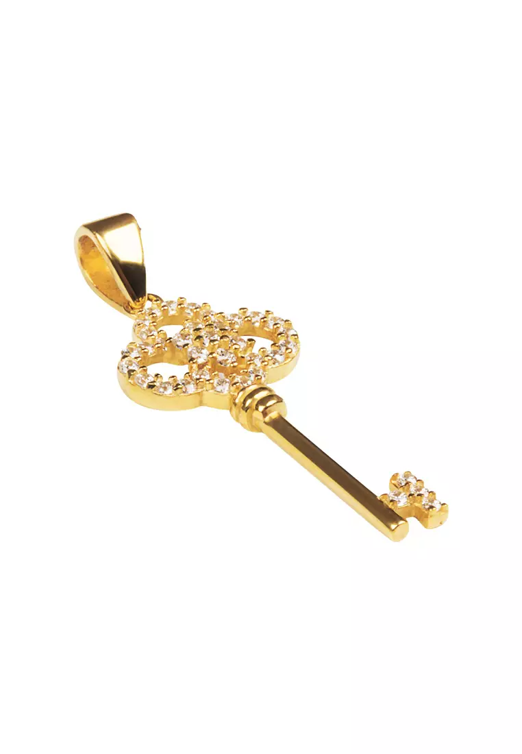 Victoria Key Pendant 18k Gold