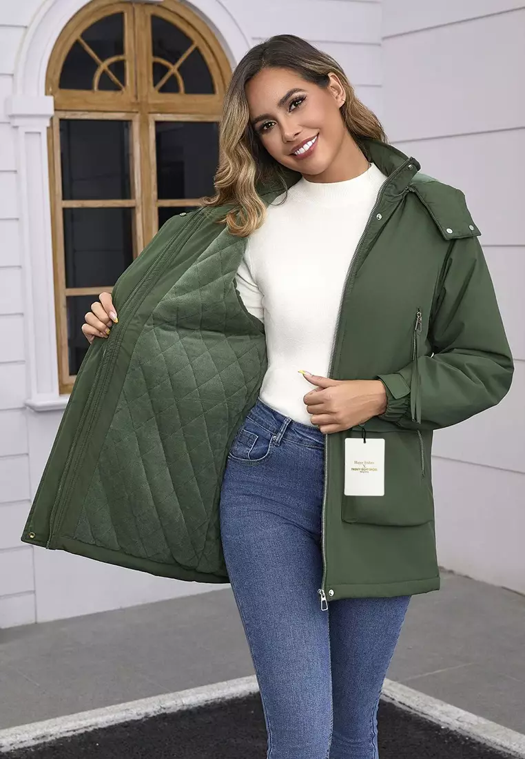Waterproof Hood Trench Coat AD-N25CL77