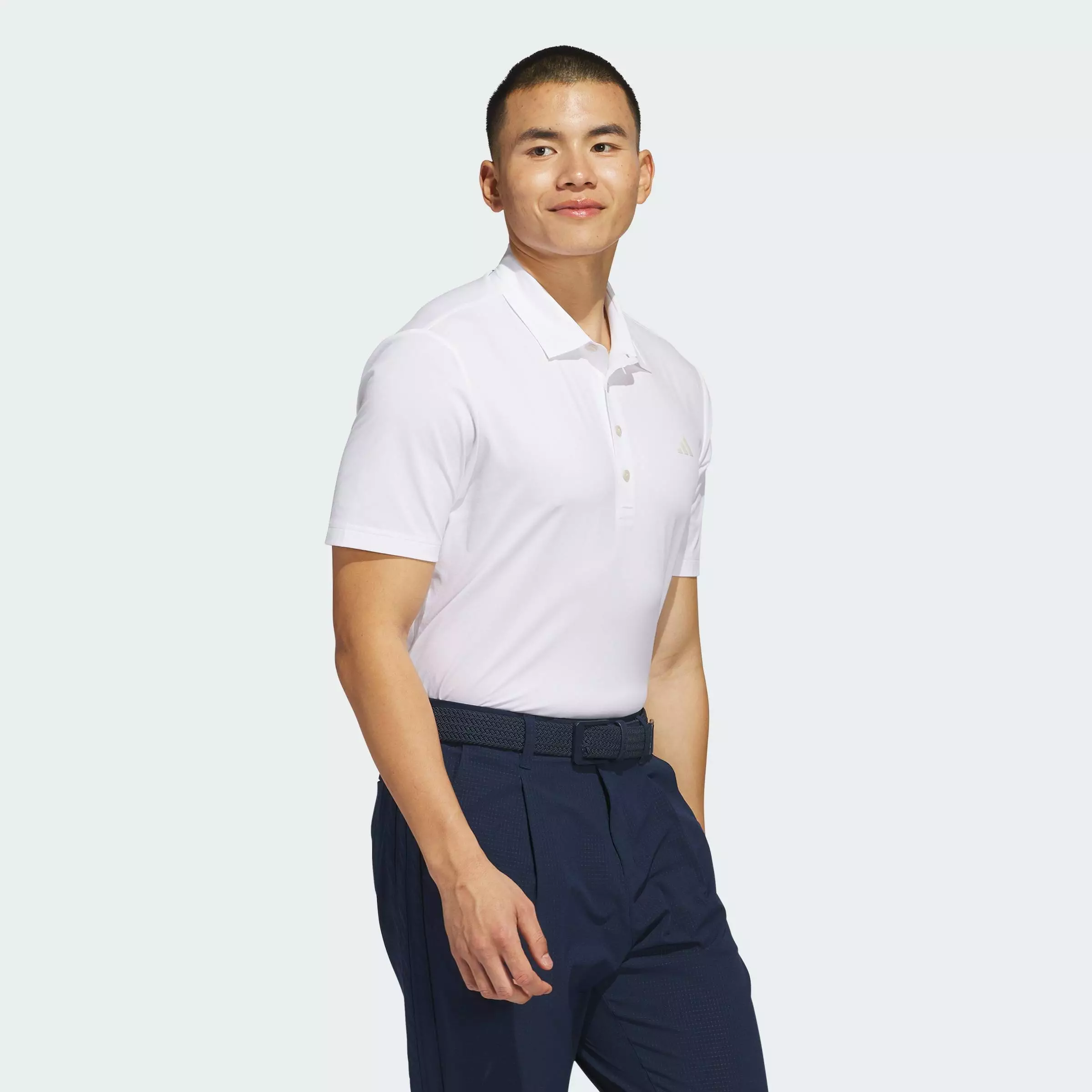 Buy ADIDAS Golf Ultimate365 Tour Twistknit Polo Shirt Men White