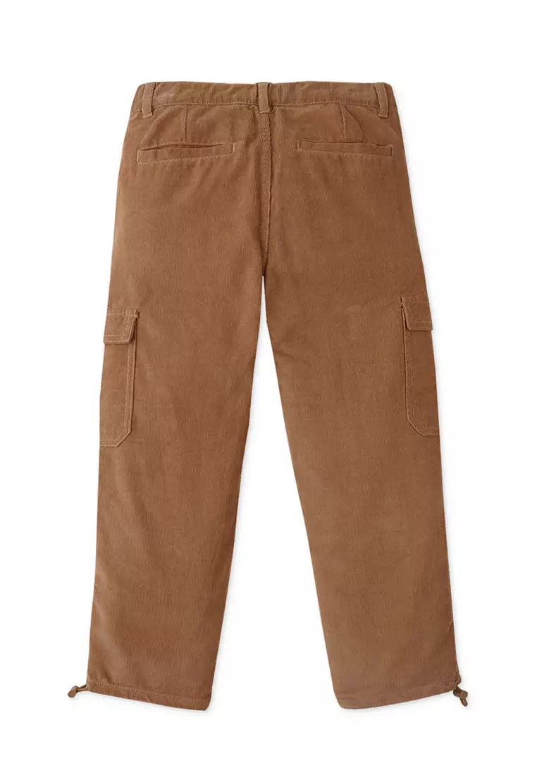 Boys Corduroy Cargo Pants