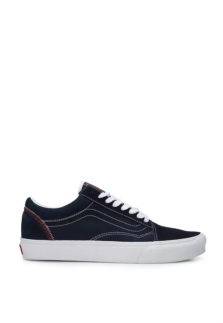 Red hot sale monochrome vans