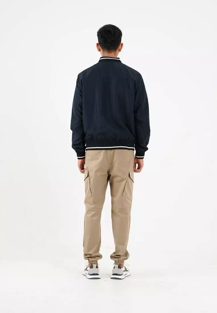 3Second Men's Bomber Jacket Regular Fit Taslan Vega C061124