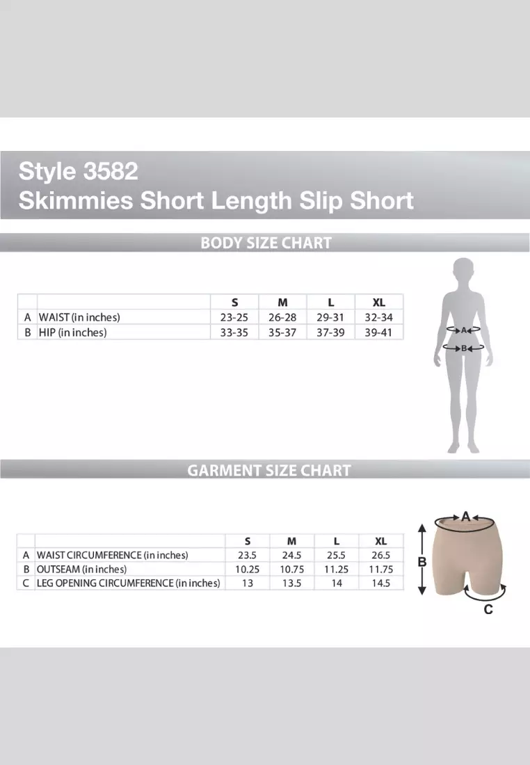 Jockey Skimmies Short-Length Slipshorts for Women