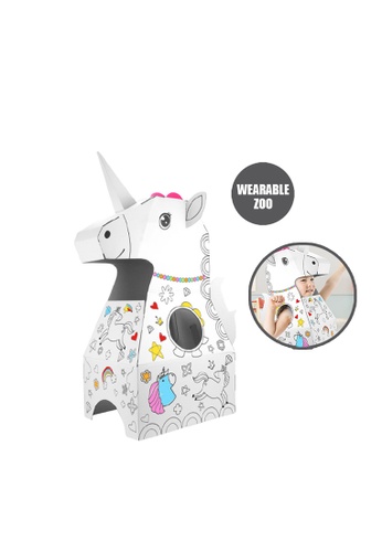 HOUZE HOUZE - TOCAR Kids Cardboard Craft - Wearable Zoo - Unicorn 3636BTH3AF13D2GS_1