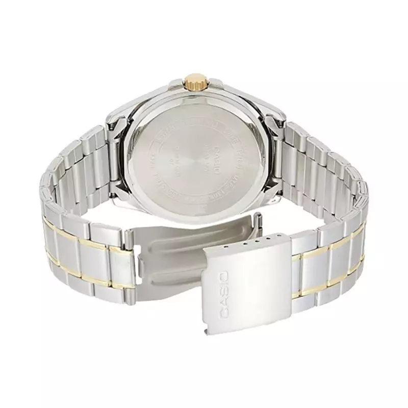Jam Tangan Pria Casio General MTP-1308SG-7AVDF Men Silver Dial Dual Tone Stainless Steel Strap