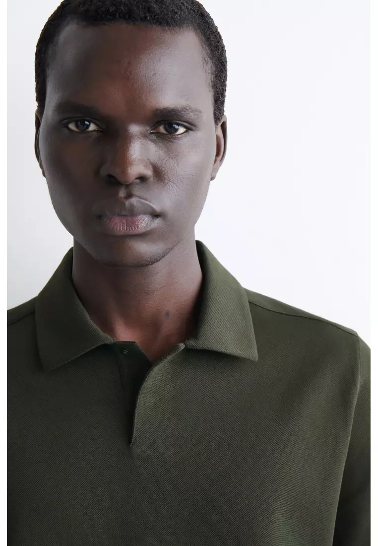 COTTON-PIQUÉ POLO SHIRT