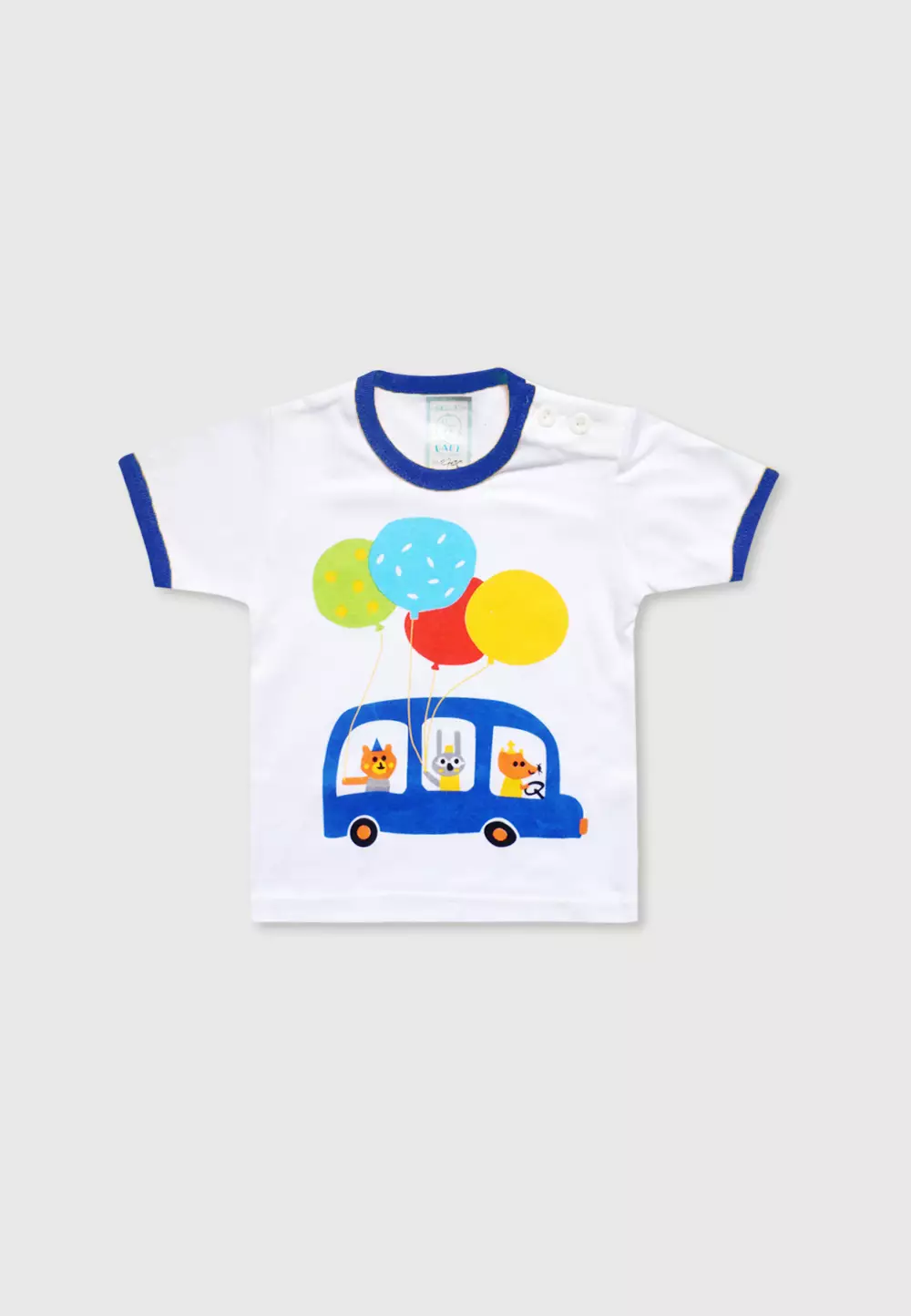 Skabe Pakaian Bayi Anak Laki Laki Baju Atasan Oblong Lengan Pendek Motif Balon Setelan Celana Kaos Full Print Baby Putih All Size Untuk Usia 0 Sampai 6 Bulan 2785 Everyday