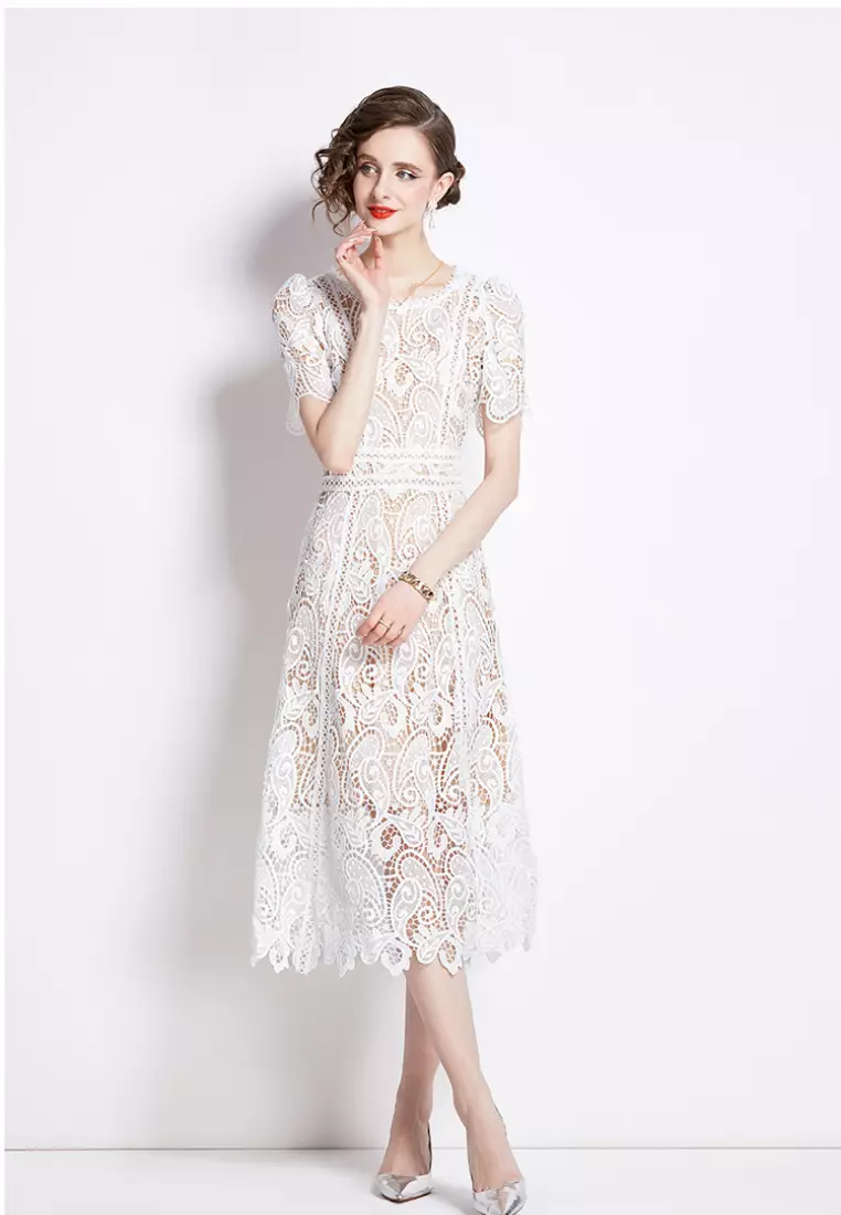 Lace retro dress online
