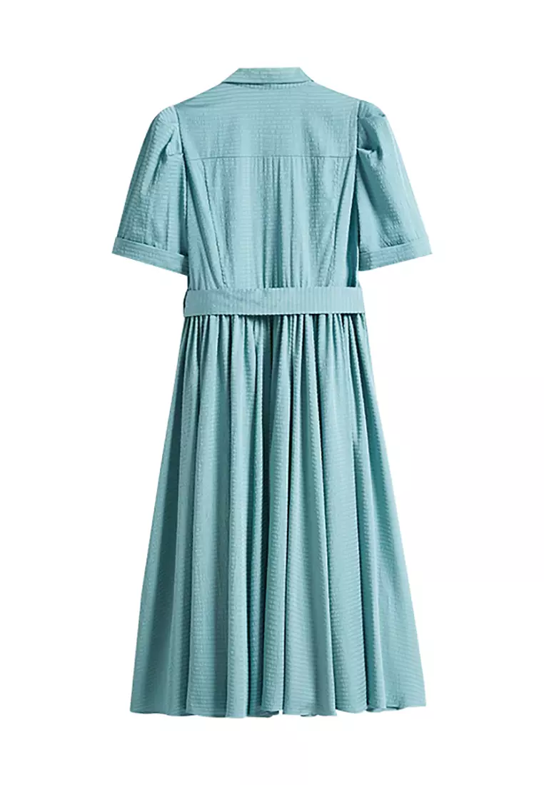 hope shirt dress Ruffle Collar Party Dress 4 / Black Holiday Rose