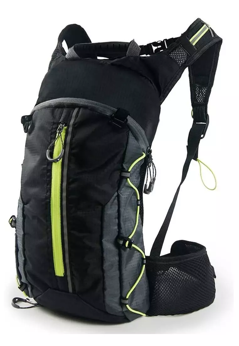 Dermash Tas Ransel Gunung Hiking Sepeda Waterproof 10L Breathable Large Capacity Material Nylon ORIGINAL - Black