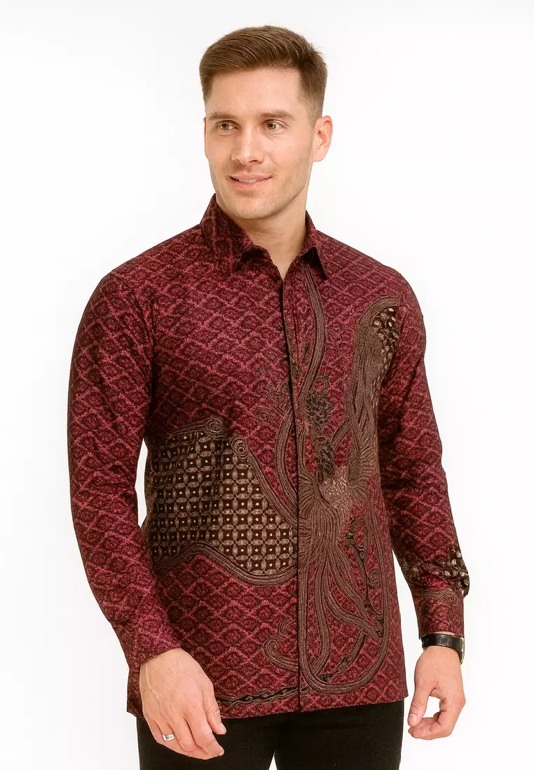 Advaita Kemeja Batik Exclusive Premium Pria Casual Modern Lengan Panjang