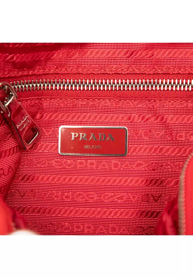 Pre-Loved Prada Impuntu Tessuto Backpack