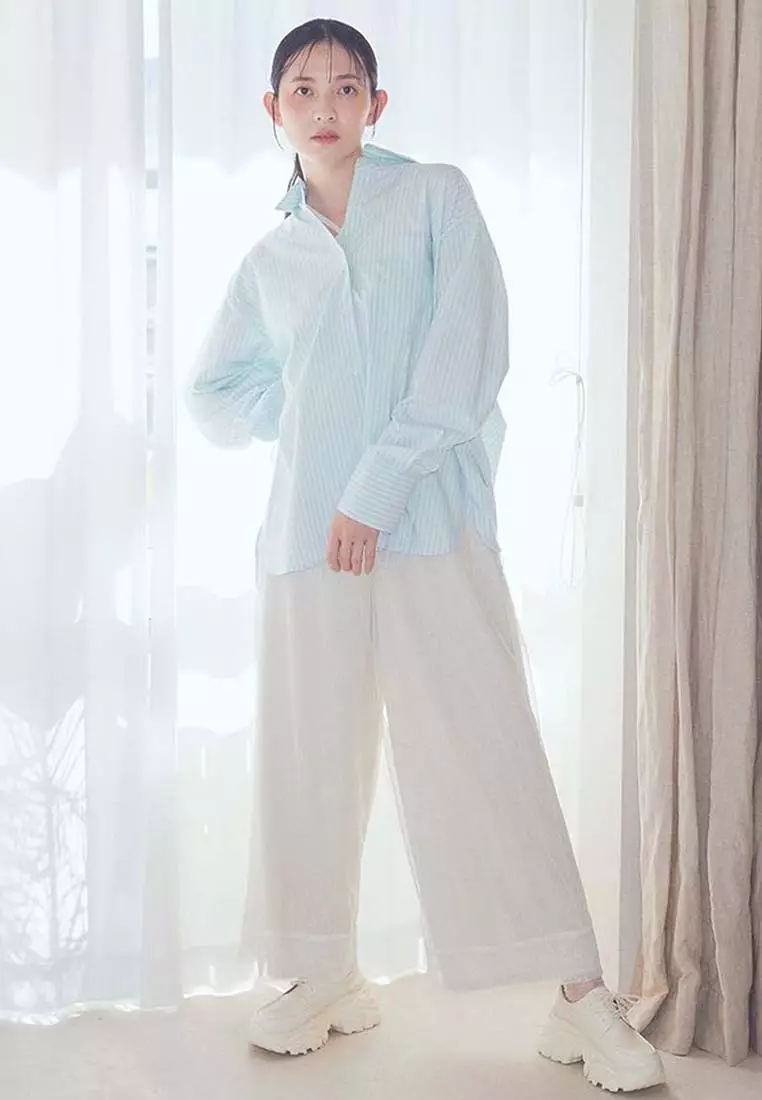 Earth Music  & Ecology - Riko Back Drawstring Shirt