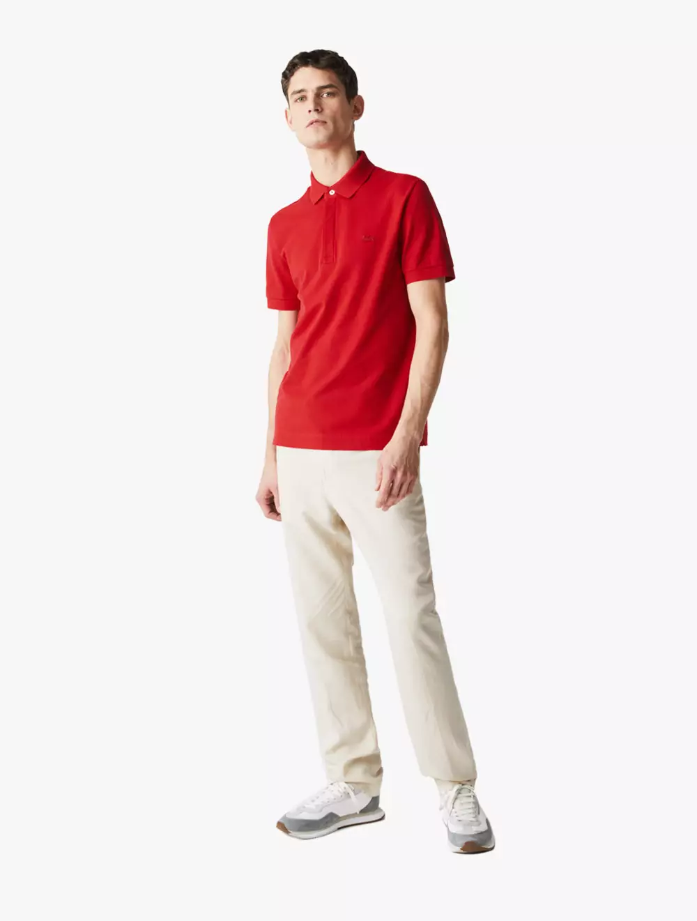 Jual Lacoste Smart Paris Polo Shirt Stretch Cotton RED Original