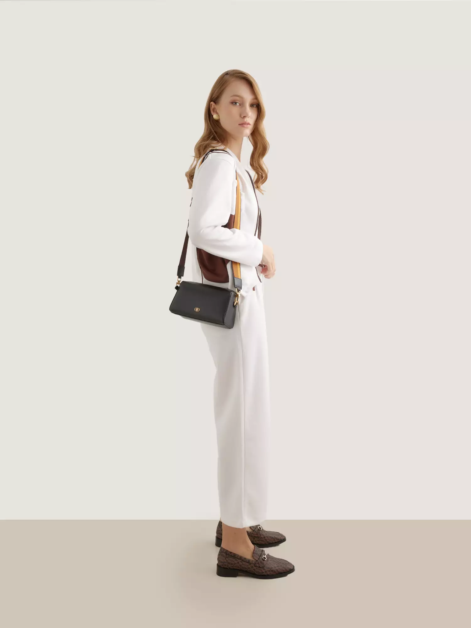 Bonia Vermillion Giovanna Small Crossbody Bag