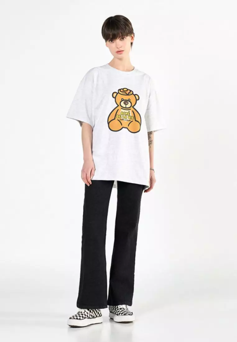 PANCAKE BEAR Short Sleeve T-Shirt Melange