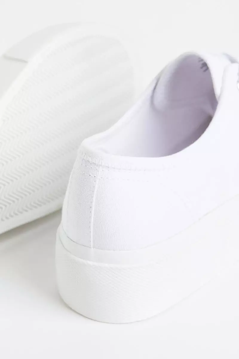 White platform sneakers new arrivals h&m